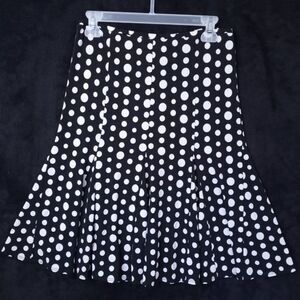 Classic‎ Polka Dot Skirt - Allison Taylor - Size Small - Timeless Chic! #1183